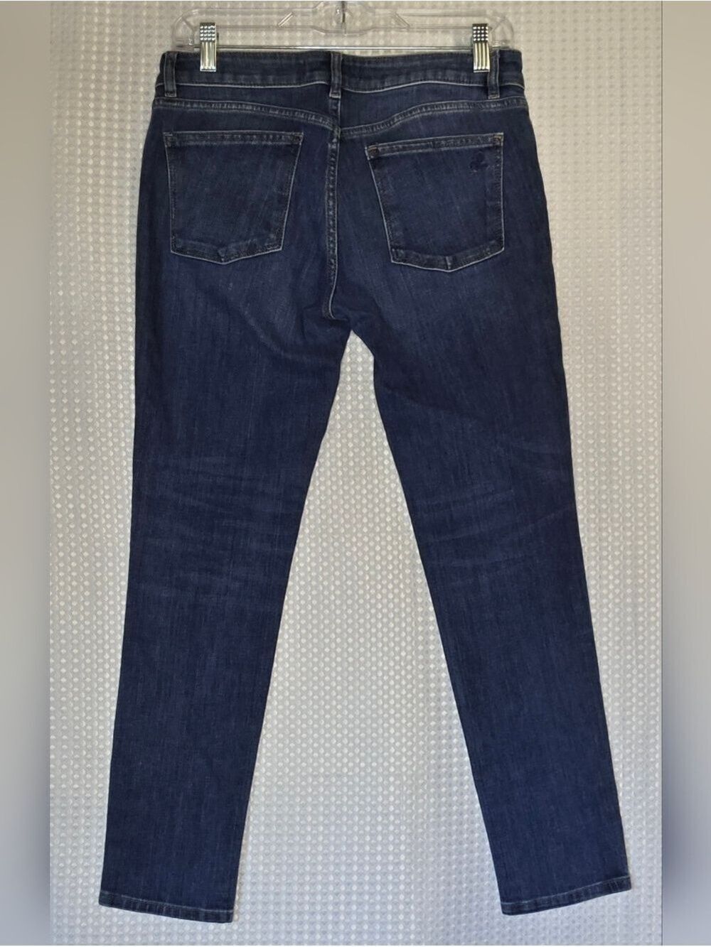 DL1961 Amanda Slim Straight Jeans 27 Dark Wash Premium Denim Mid Rise - Picture 12 of 13
